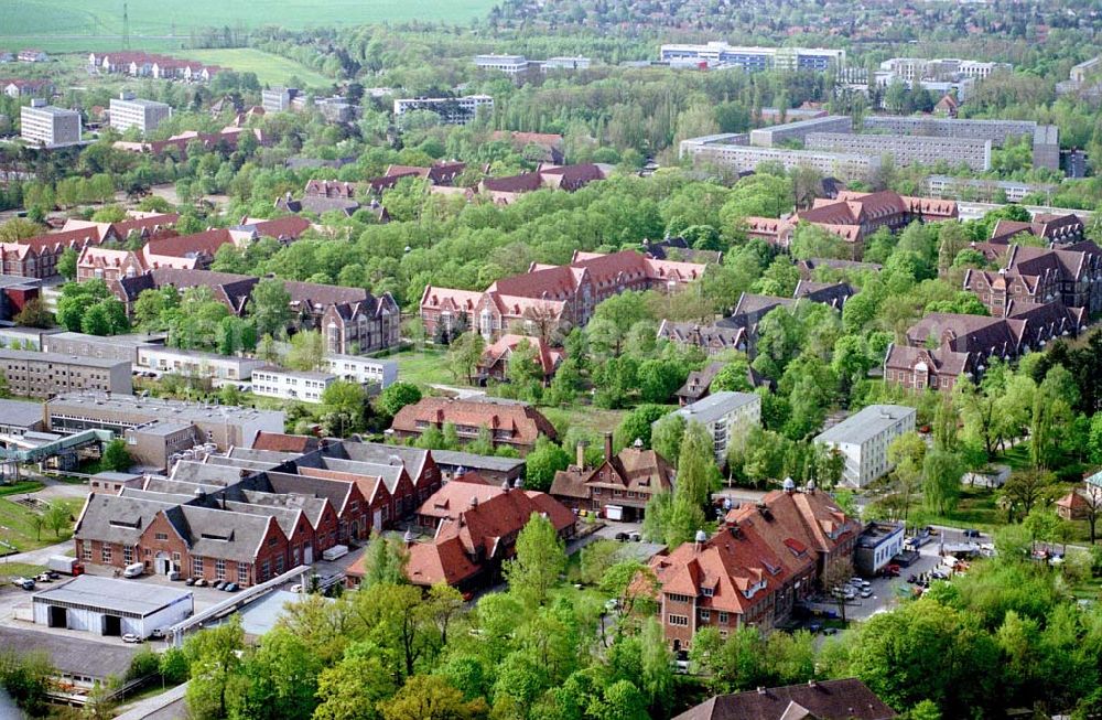 Aerial photograph Berlin - Buch - Klinikgelände in Berlin - Buch. (HELIOS Kliniken AG).