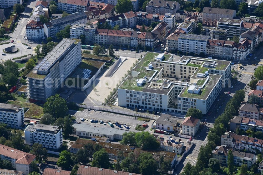 Basel from the bird's eye view: Hospital grounds of the Clinic Felix Platter in Basel, Switzerland