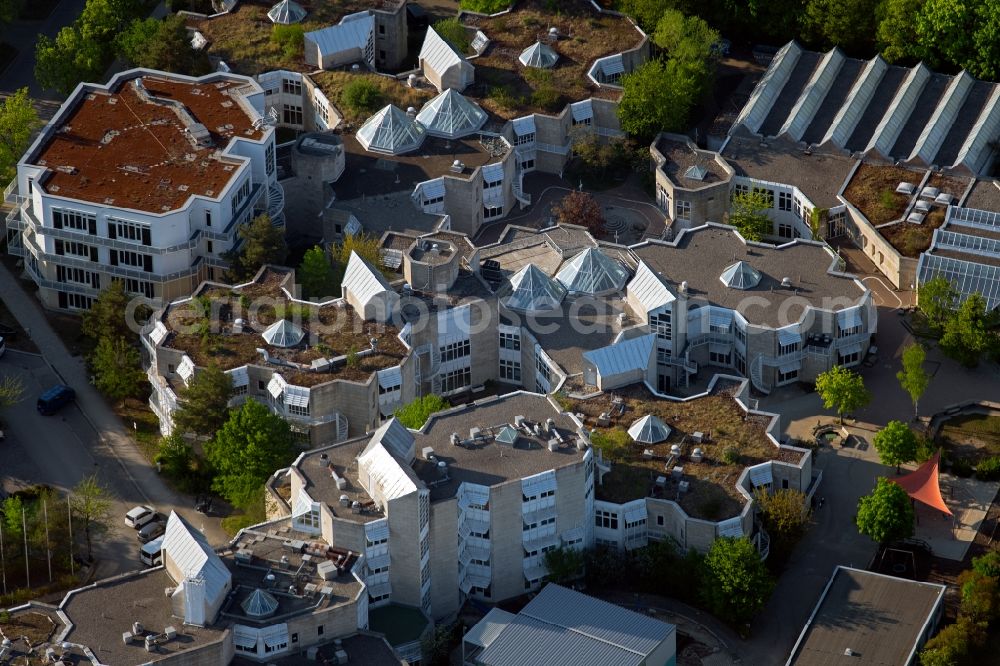 Aerial image München - Clinic area of a??a??the hospital Children's Center Munich non-profit GmbH on Heiglhofstrasse in the district Hadern in Munich in the state Bavaria, Germany