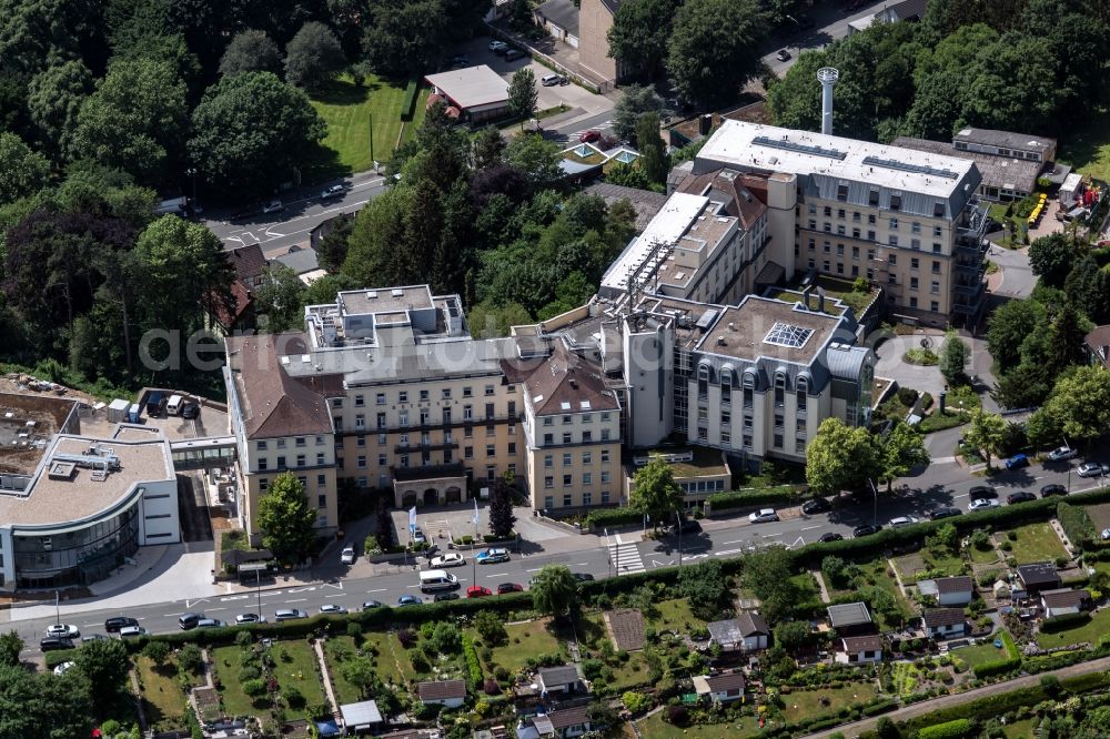 Wuppertal from above - Hospital grounds of the Clinic AGAPLESION BETHESDA KRANKENHAUS WUPPERTAL gGmbH in Wuppertal in the state North Rhine-Westphalia, Germany