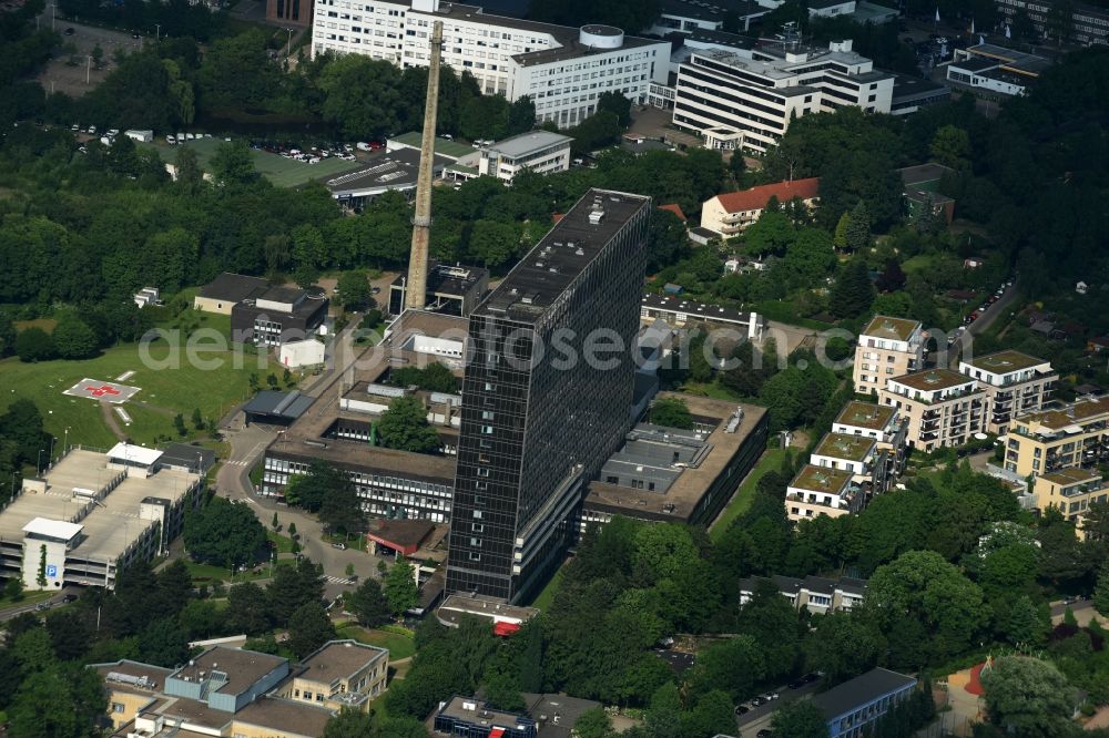 Hamburg from above - Clinic of the hospital grounds Asklepios Klinik Altona on Paul-Ehrlich-Strasse in Hamburg