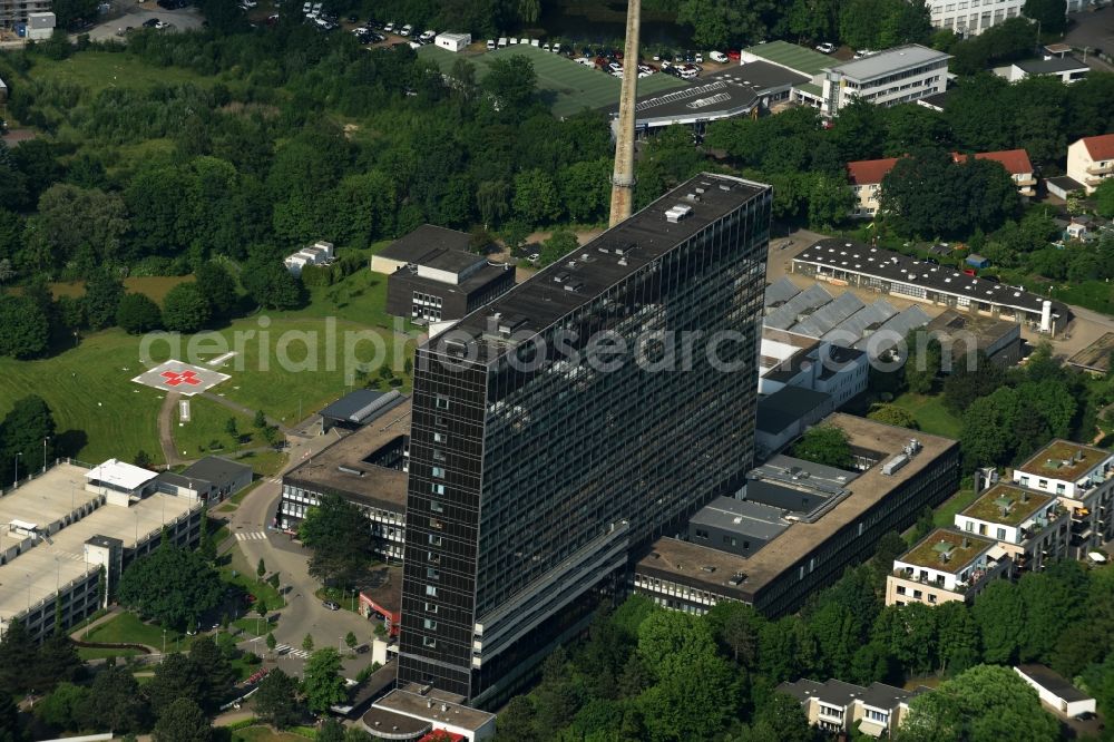 Aerial photograph Hamburg - Clinic of the hospital grounds Asklepios Klinik Altona on Paul-Ehrlich-Strasse in Hamburg