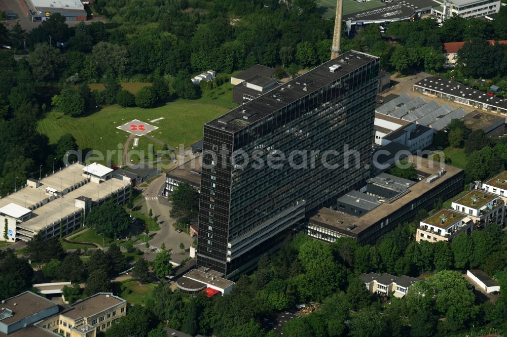 Hamburg from above - Clinic of the hospital grounds Asklepios Klinik Altona on Paul-Ehrlich-Strasse in Hamburg