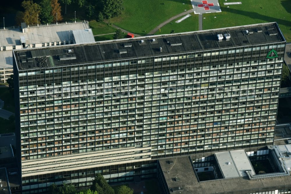 Hamburg from the bird's eye view: Hospital grounds of the ClinicAsklepios Klinik Altona in the Paul-Ehrlich-Strasse in Hamburg