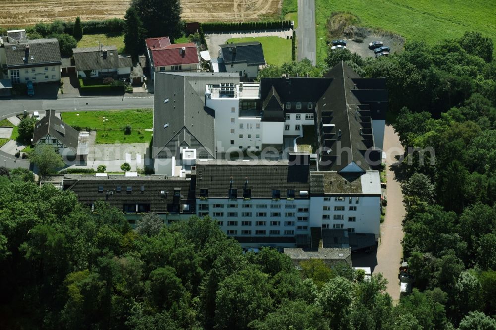 Aerial image Nidda - Hospital grounds of the Clinic Asklepios Neurologische Klinik Bad Salzhausen Am Hasensprung in Nidda in the state Hesse, Germany