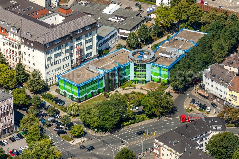 Aerial photograph Essen - Hospital grounds of the Clinic Elisabeth-Krankenhaus Essen on Klara-Kopp-Weg in Essen in the state North Rhine-Westphalia, Germany