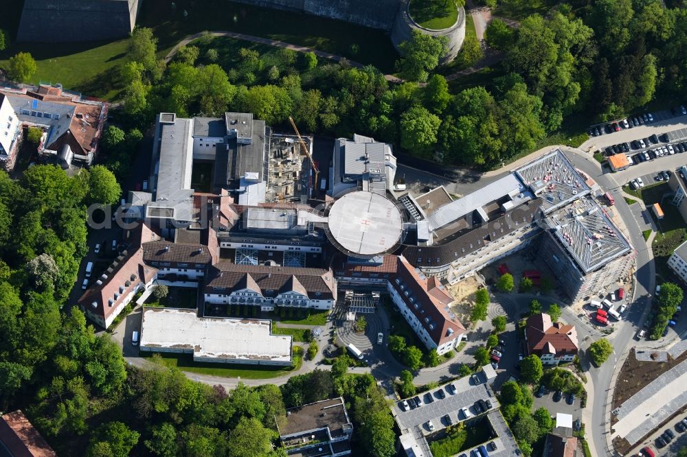 Aerial photograph Bielefeld - Hospital grounds of the Clinic Evangelisches Klinikum Bethel in Bielefeld in the state North Rhine-Westphalia, Germany