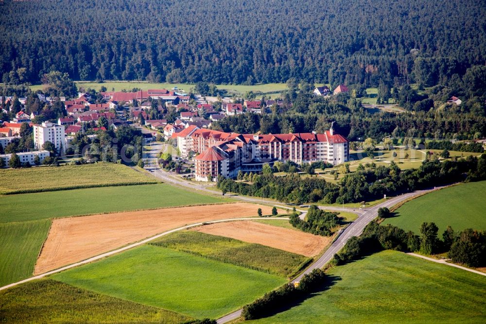 Aerial photograph Herzogenaurach - Hospital grounds of the Clinic Fachklinik Herzogenaurach Abteilung fuer Innere Medizin - Kardiologie in Herzogenaurach in the state Bavaria, Germany