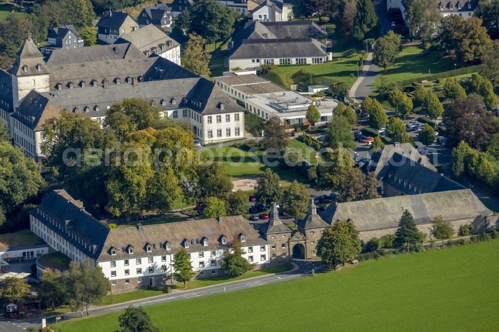 Aerial image Grafschaft - Clinic of the hospital grounds Fachkrankenhaus  Kloster Grafschaft an der Annostrasse in Grafschaft