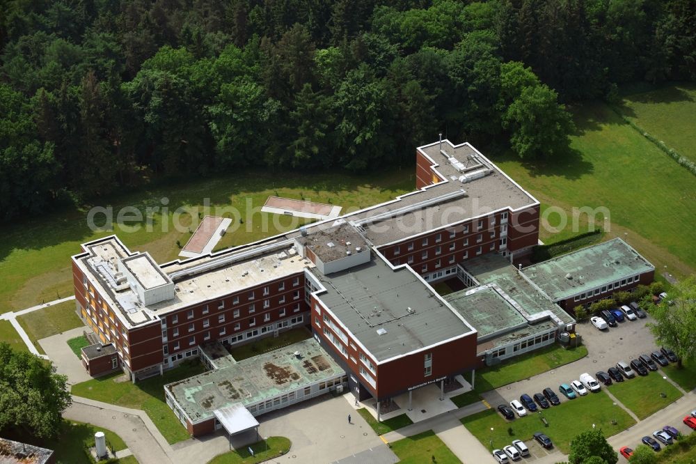 Aerial image Borstel - Hospital grounds of the Clinic - Forschungszentrum Borstel Leibniz-Zentrum fuer Medizin and Biowissenschaften in Borstel in the state Schleswig-Holstein, Germany