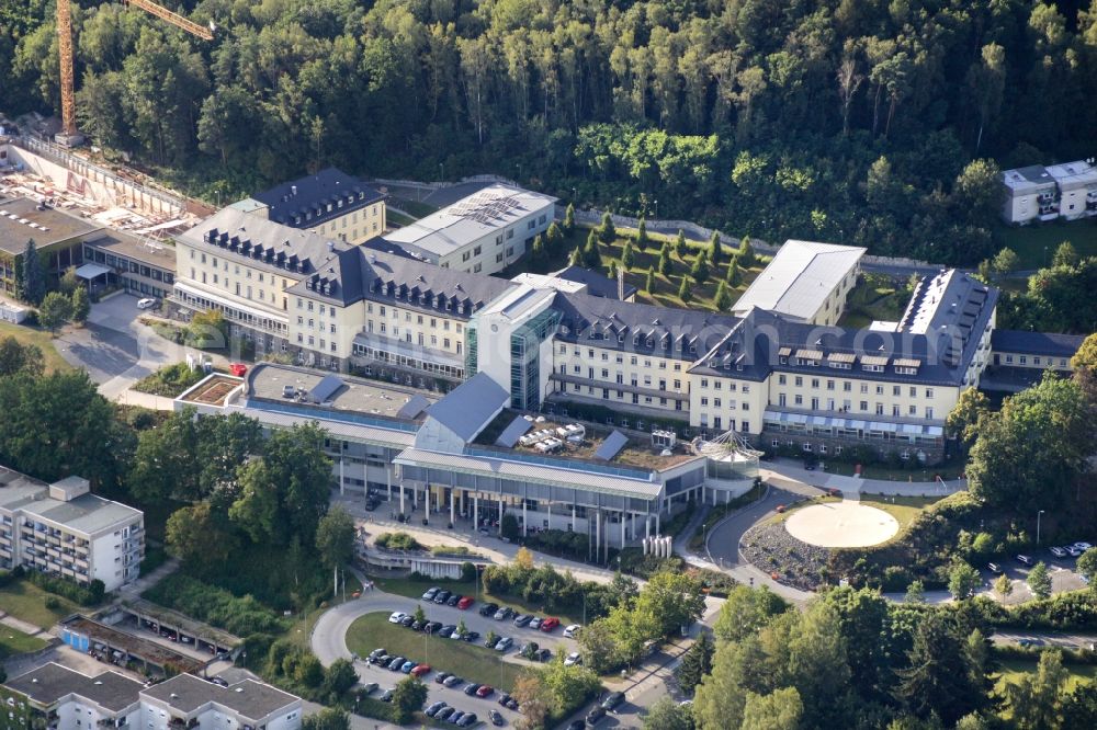 Aerial image Bayreuth - Hospital grounds of the Clinic Hohe Warte in Bayreuth in the state Bavaria