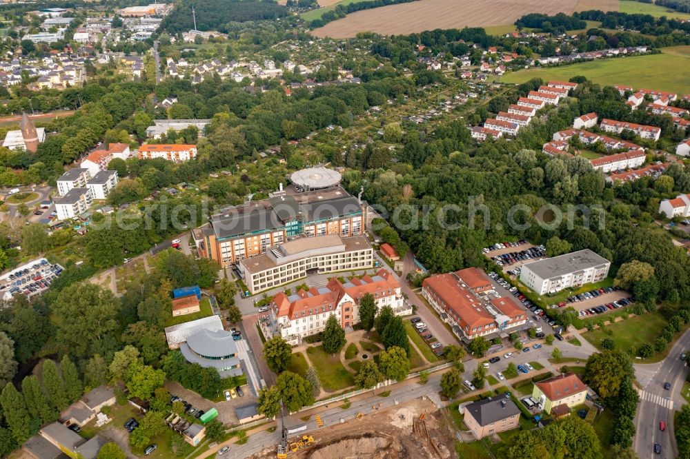 Aerial image Bernau - Hospital grounds of the Clinic Immanuel Klinikum Bernau in Bernau in the state Brandenburg, Germany