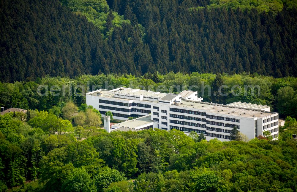 Ennepetal from above - Hospital grounds of the Clinic Klinik Koenigsfeld on Holthauser Talstrasse in Ennepetal in the state North Rhine-Westphalia, Germany