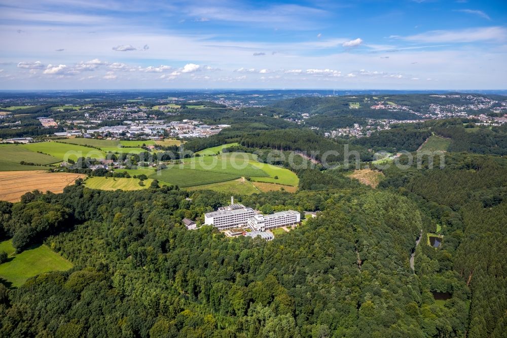 Ennepetal from above - Hospital grounds of the Clinic Klinik Koenigsfeld on Holthauser Talstrasse in Ennepetal in the state North Rhine-Westphalia, Germany