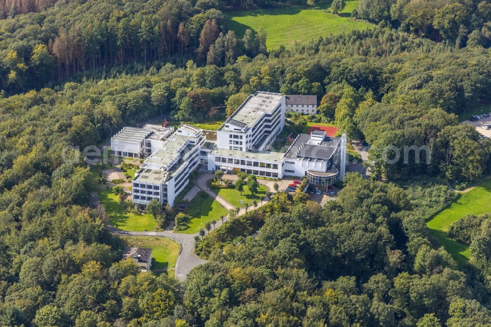 Ennepetal from above - Hospital grounds of the Clinic Klinik Koenigsfeld on Holthauser Talstrasse in Ennepetal in the state North Rhine-Westphalia, Germany