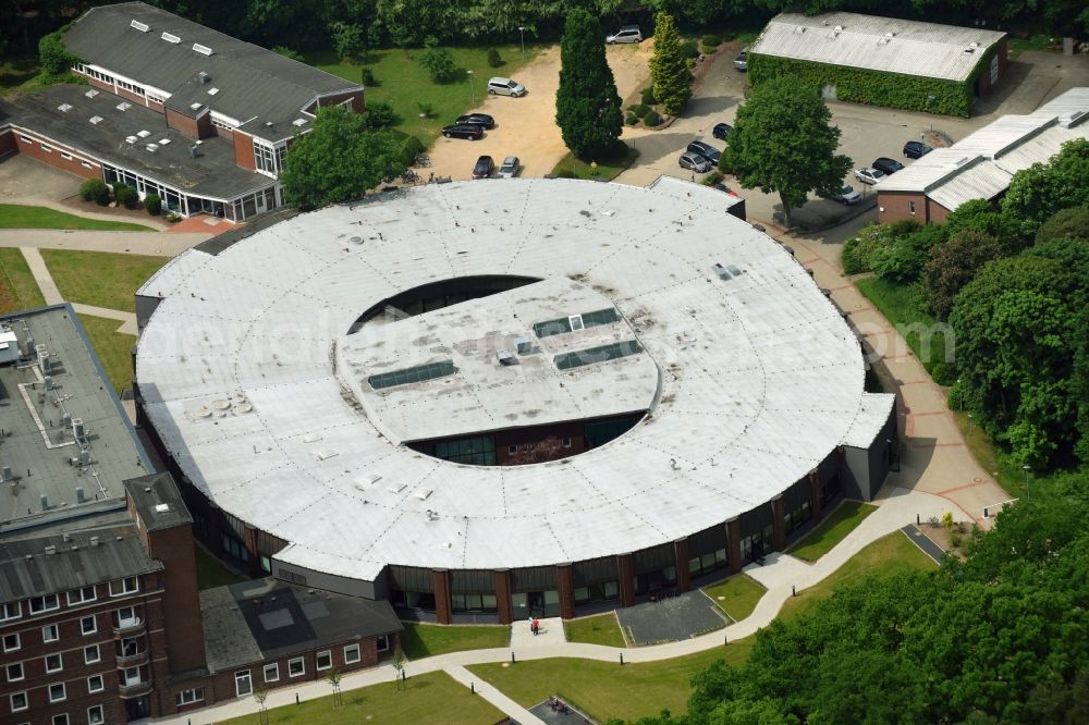 Aerial photograph Bad Bramstedt - Hospital grounds of the Clinic Klinikum Bad Bramstedt on Oskar-Alexander-Strasse in Bad Bramstedt in the state Schleswig-Holstein, Germany