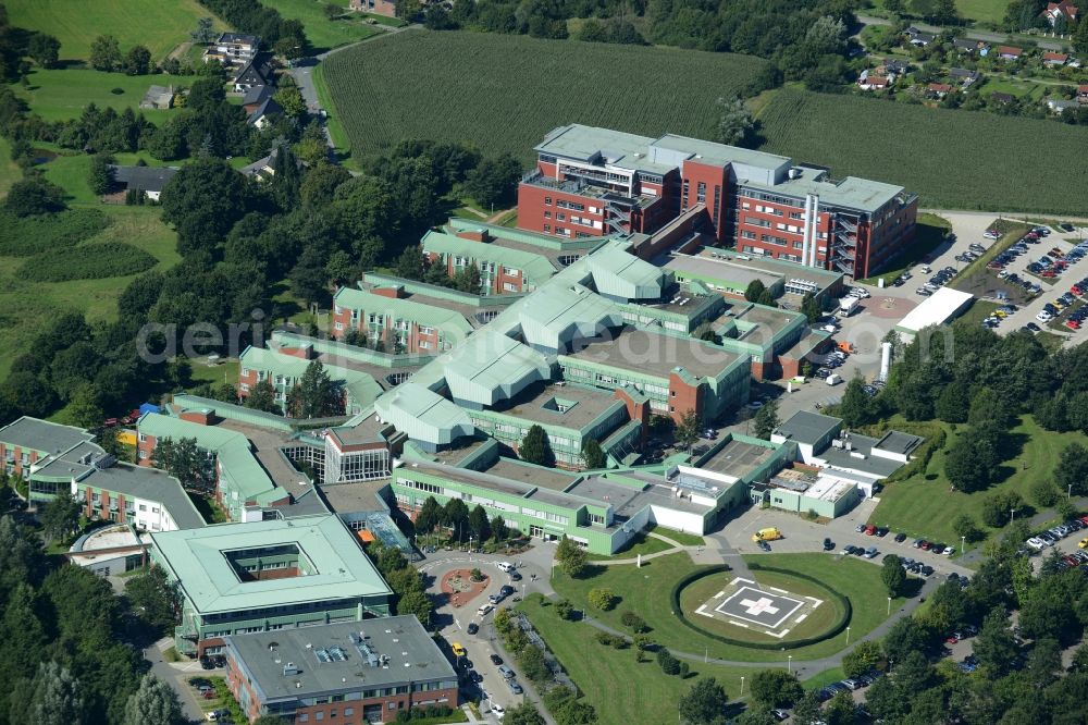 Aerial image Osnabrück - Clinic of the hospital grounds Klinikum Osnabrueck in Osnabrueck in the state of Lower Saxony