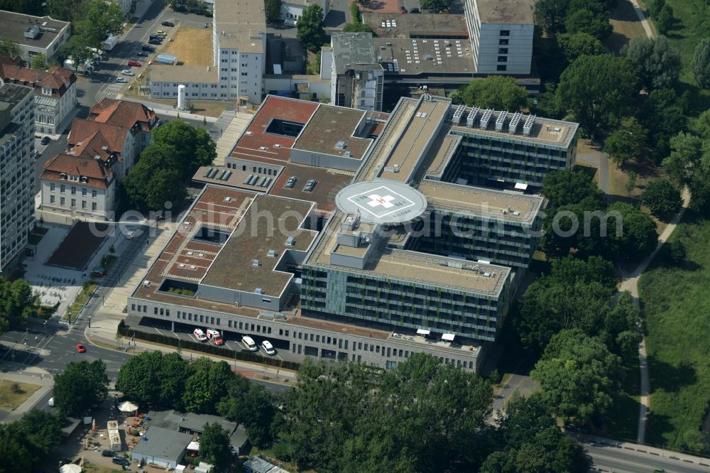 Hannover from above - Clinic of the hospital grounds KRH Klinikum Siloah in Hannover in the state Lower Saxony