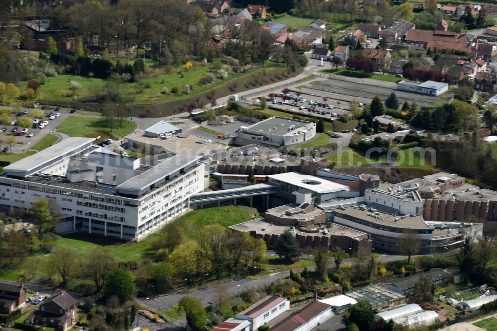 Aerial image Lievin - Clinic of the hospital grounds in Lievin in Nord-Pas-de-Calais Picardy, France