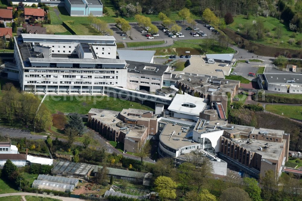 Aerial image Lievin - Clinic of the hospital grounds in Lievin in Nord-Pas-de-Calais Picardy, France