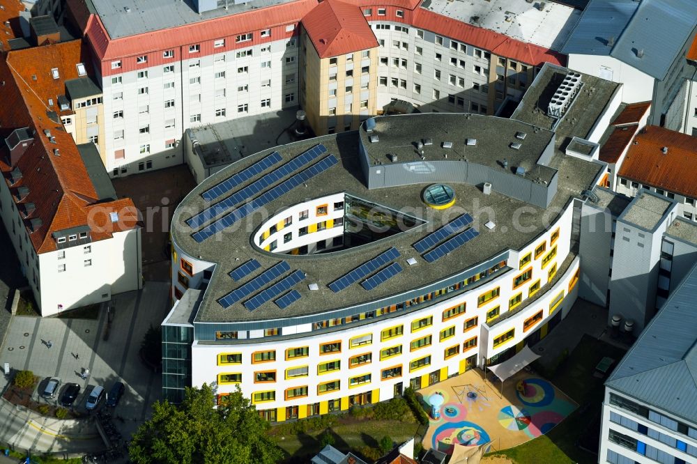 Osnabrück from above - Hospital grounds of the Clinic Marienhospital in Osnabrueck in the state Lower Saxony, Germany