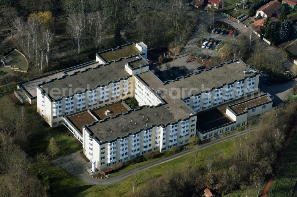 Aerial photograph Bad Tennstedt - Clinic of the hospital grounds Median Klinik on Badeweg in Bad Tennstedt in the state Thuringia