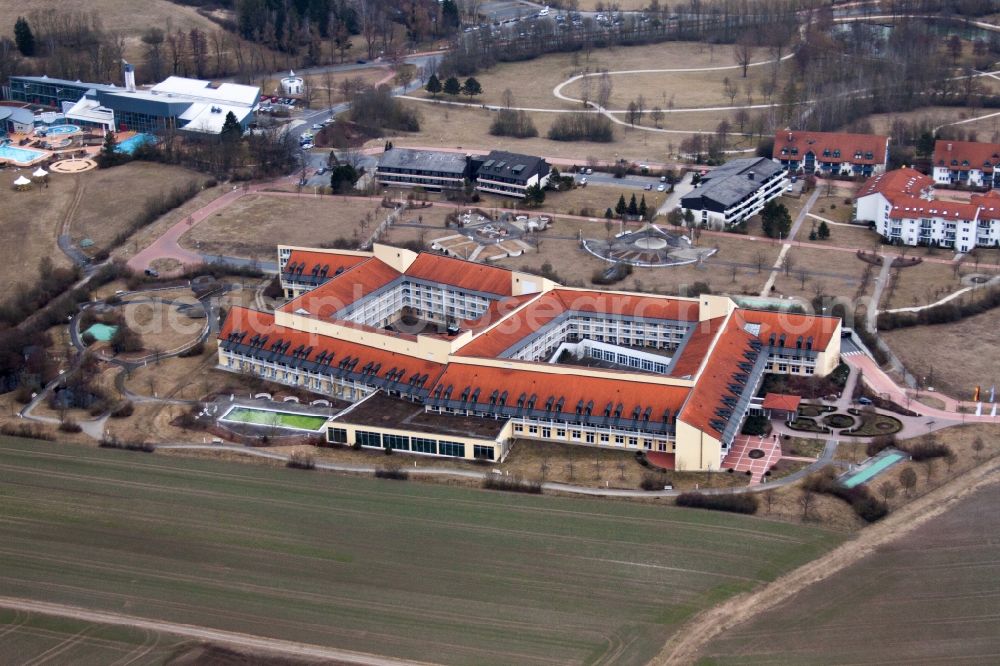 Bad Rodach from above - Hospital grounds of the Clinic Medical Park Bad Rodach in the district Nuremberg Metropolitan Area in Bad Rodach in the state Bavaria