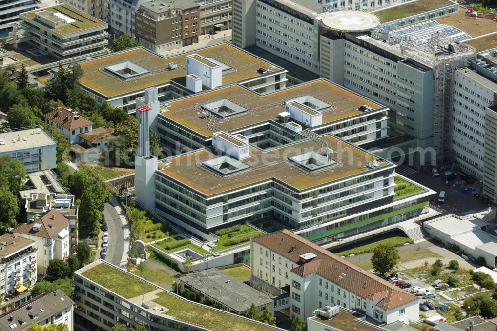 Aerial photograph Stuttgart - Clinic of the hospital grounds of Olgahospital of the Klinikum in Stuttgart in the state of Baden-Wuerttemberg