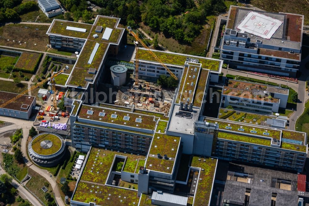 Aerial image Stuttgart - Hospital grounds of the Clinic Robert-Bosch-Krankenhaus in the district Bad Cannstatt in Stuttgart in the state Baden-Wurttemberg, Germany