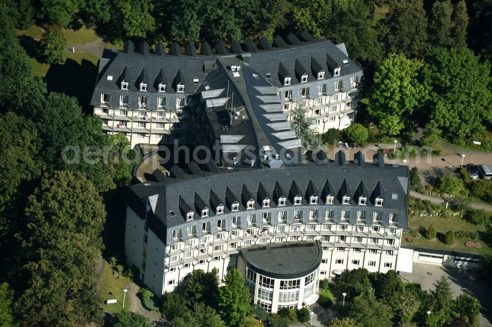 Bad Lausick from the bird's eye view: Hospital grounds of the ClinicSachsenklinik Bad Lausick in Bad Lausick in the state Saxony