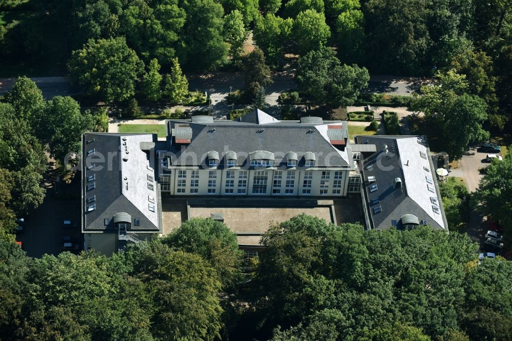 Aerial image Bad Lausick - Hospital grounds of the ClinicSachsenklinik in Bad Lausick in the state Saxony