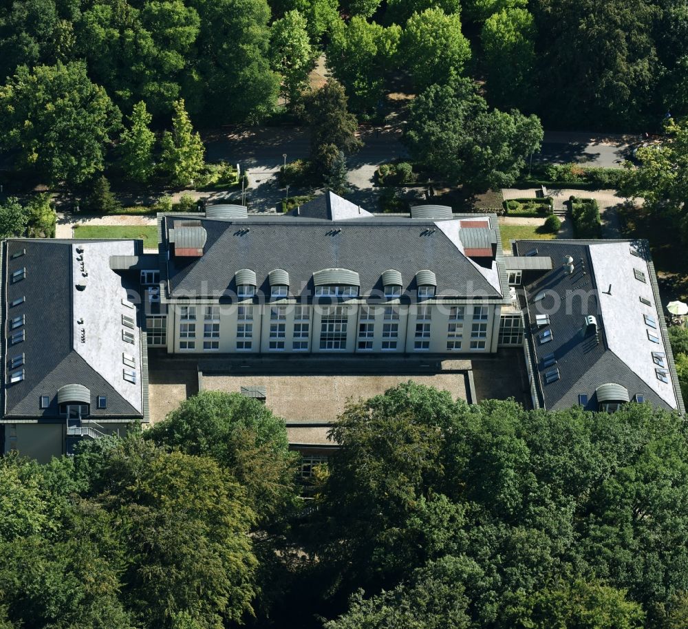 Aerial photograph Bad Lausick - Hospital grounds of the ClinicSachsenklinik in Bad Lausick in the state Saxony