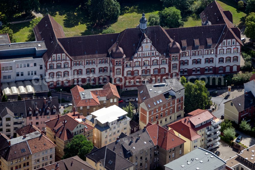 Aerial photograph Braunschweig - Hospital grounds of the Clinic Staedtisches Klinikum Braunschweig in Brunswick in the state Lower Saxony, Germany