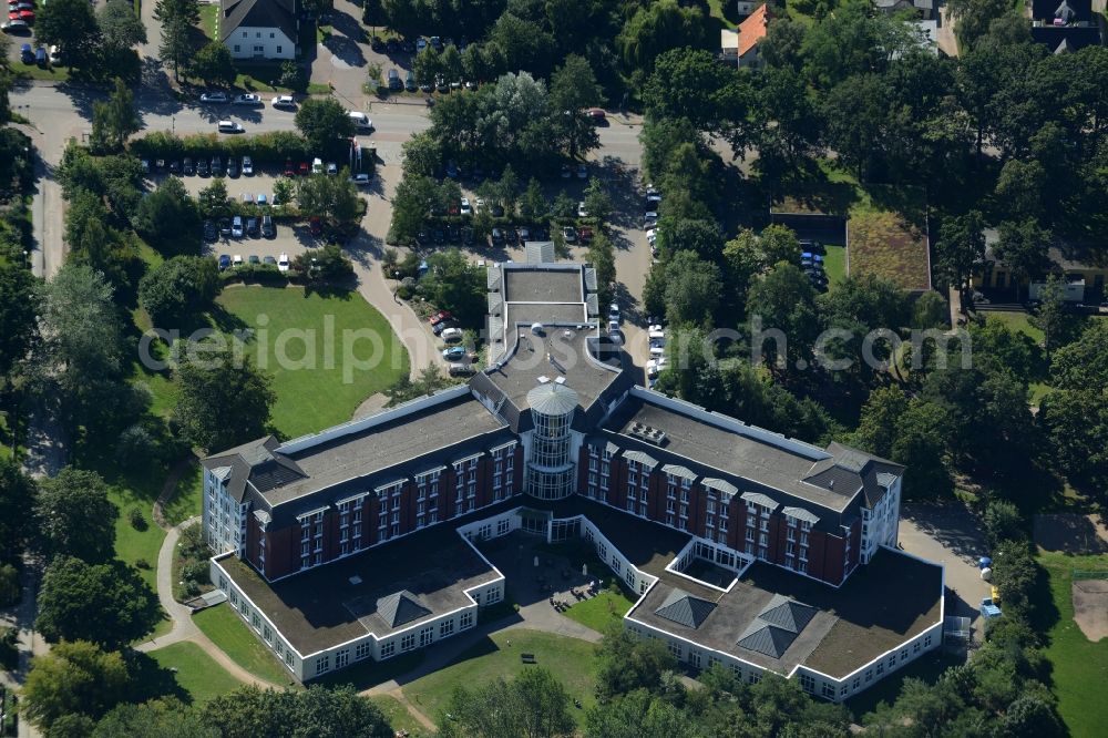 Ostseebad Boltenhagen from above - Clinic of the hospital grounds Strandklinik Boltenhagen in Ostseebad Boltenhagen in the state Mecklenburg - Western Pomerania