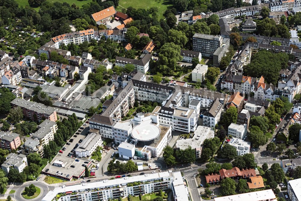 Aerial photograph Köln - Hospital grounds of the Clinic St.Vinzenz in Cologne in the state North Rhine-Westphalia, Germany