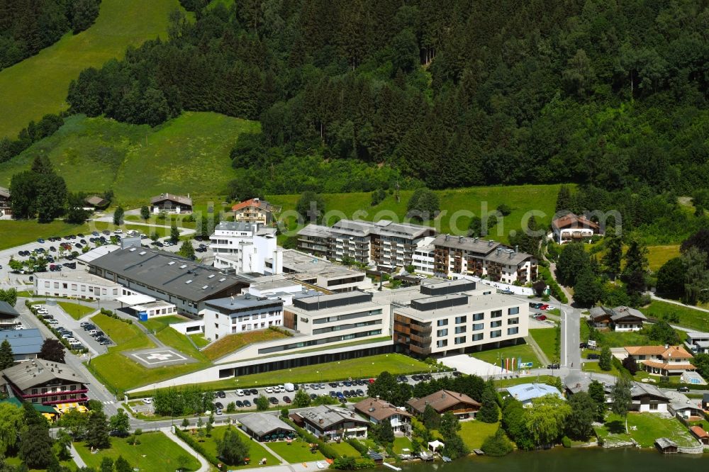 Zell am See from the bird's eye view: Hospital grounds of the Clinic Tauern Hospital in Zell am See in Austria