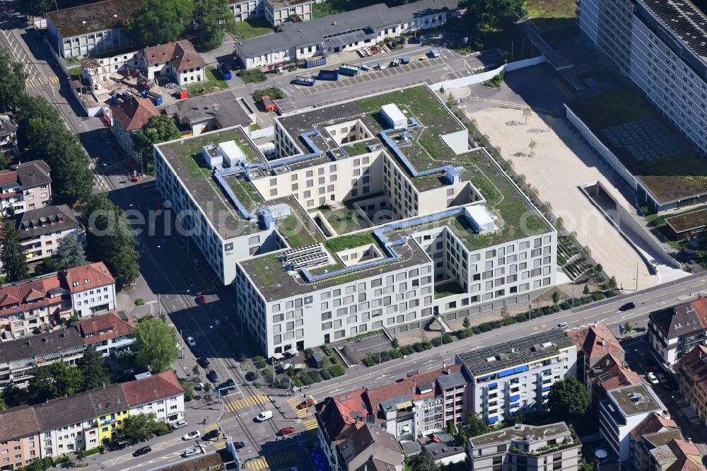 Aerial photograph Basel - Hospital grounds of the Clinic Felix Platter in Basel, Switzerland