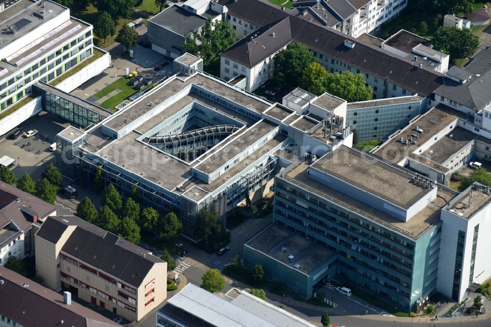 Bonn from above - Hospital grounds of the Clinic Universitaetsklinikum - UKB in Bonn in the state North Rhine-Westphalia, Germany