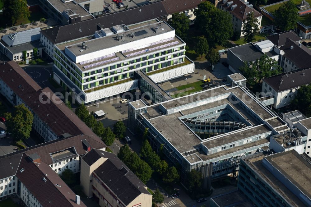 Aerial image Bonn - Hospital grounds of the Clinic Universitaetsklinikum - UKB in Bonn in the state North Rhine-Westphalia, Germany