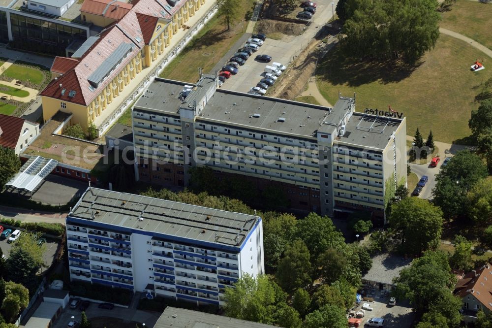 Berlin from above - Clinic of the hospital grounds Vivantes Klinikum Hellersdorf in Berlin in Germany