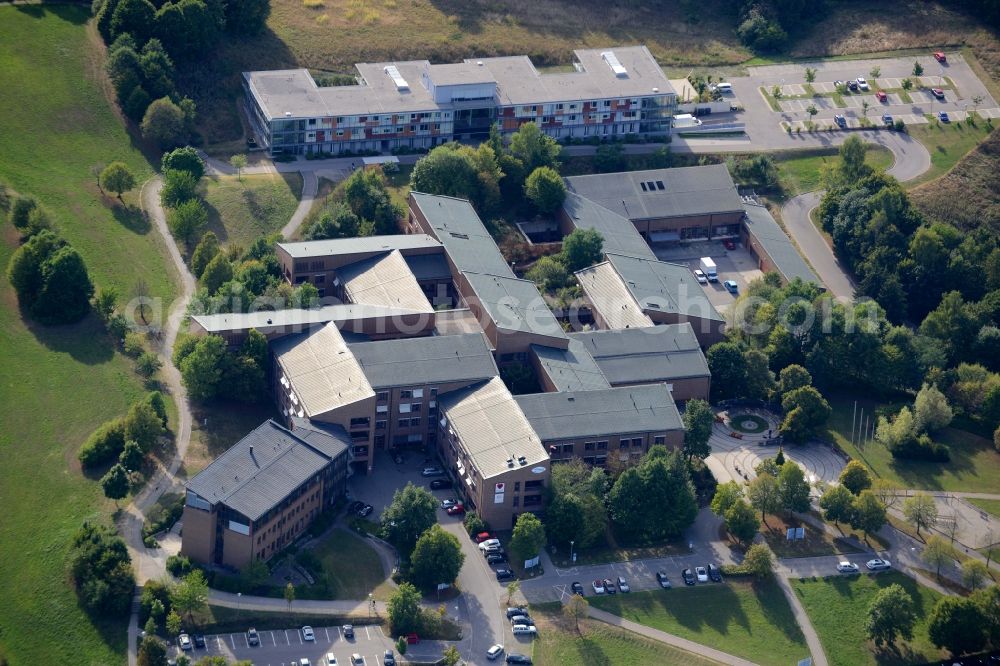 Aerial photograph Pfaffenhofen - Clinic of the hospital grounds of the IlmtalKlinik and the Danuvius Klinik in Pfaffenhofen in the state Bavaria