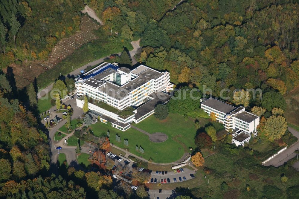 Aerial photograph Rheinfelden (Baden) - Hospital grounds of the Clinic Kreiskrankenhaus Rheinfelden in Rheinfelden (Baden) in the state Baden-Wuerttemberg, Germany