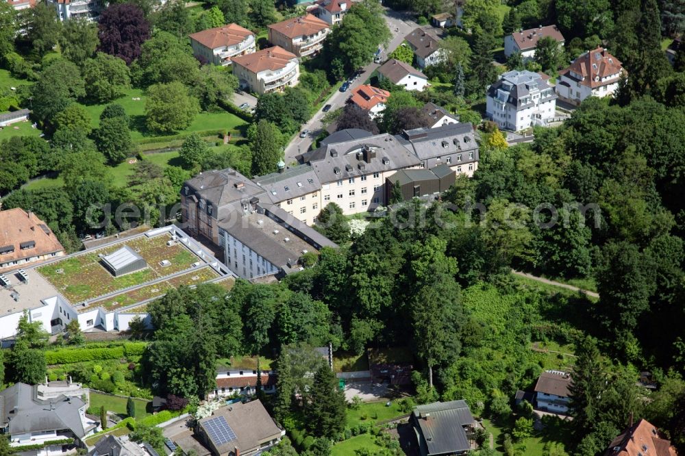 Freiburg im Breisgau from above - Clinic of the Loretto- hospital grounds in Freiburg im Breisgau in the state Baden-Wuerttemberg