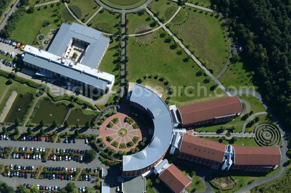 Lingen (Ems) from above - Hospital grounds of the rehabilitation center in Lingen ( Ems ) in the state Lower Saxony