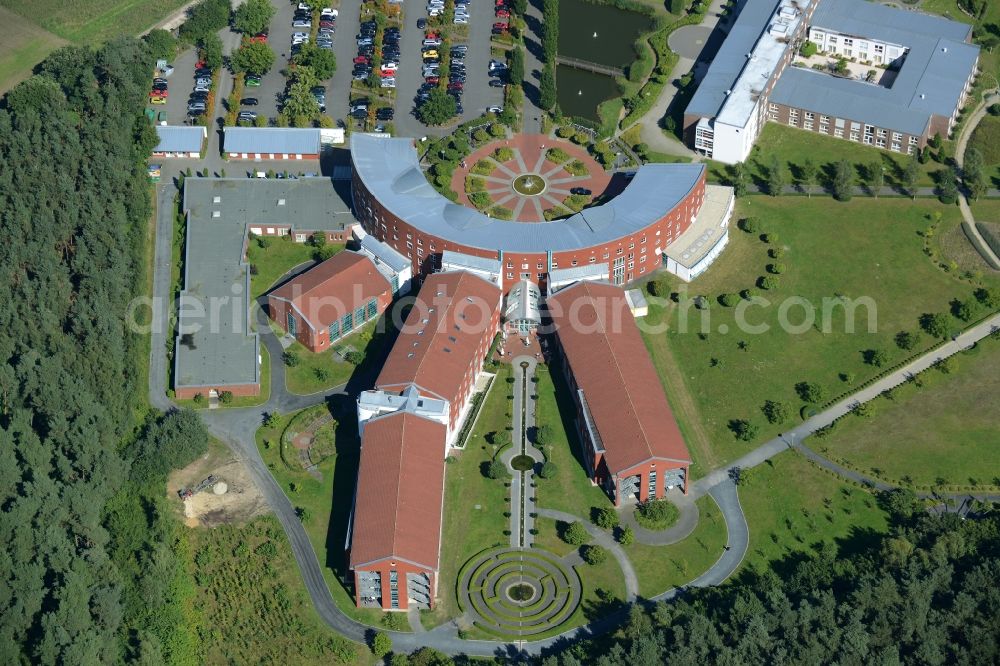 Lingen (Ems) from above - Hospital grounds of the rehabilitation center in Lingen ( Ems ) in the state Lower Saxony