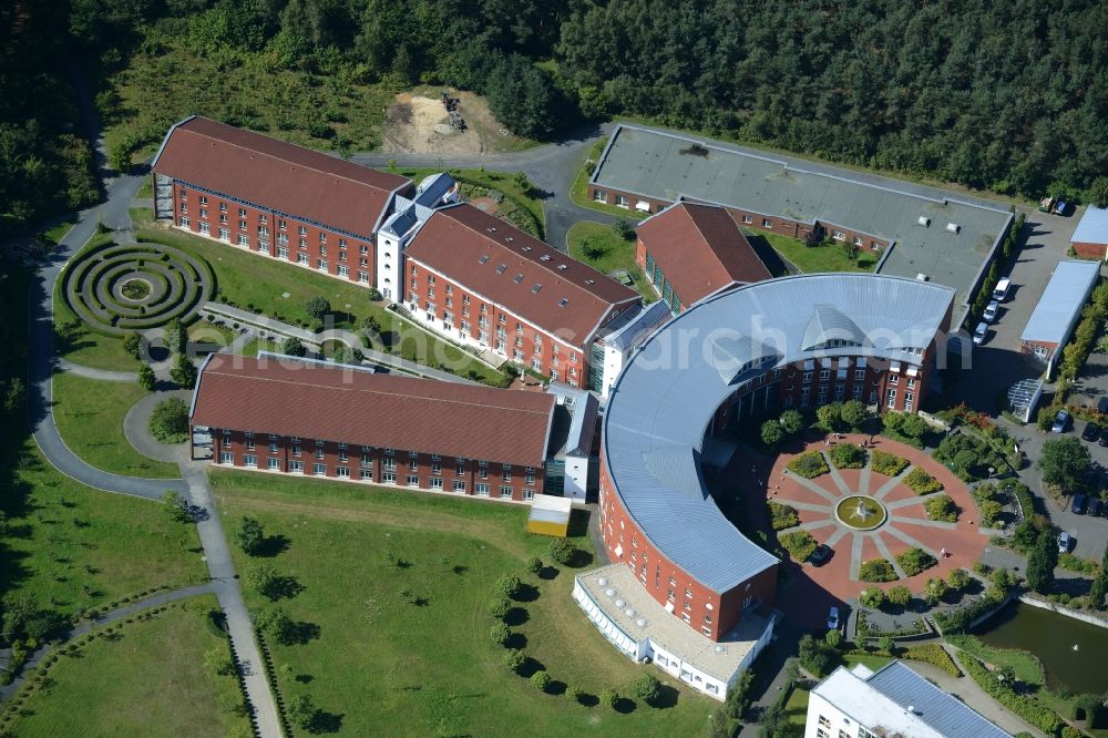 Aerial image Lingen (Ems) - Hospital grounds of the rehabilitation center in Lingen ( Ems ) in the state Lower Saxony