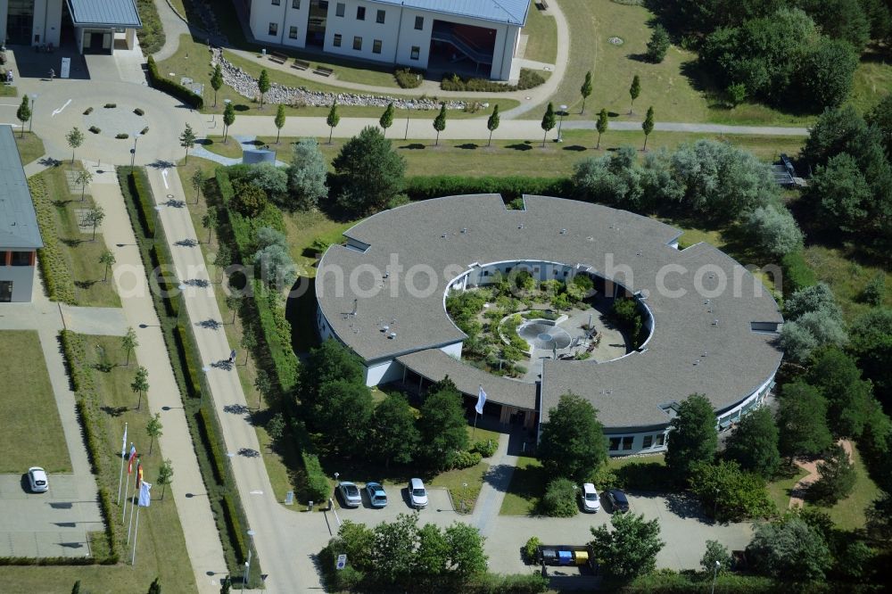 Aerial photograph Neustrelitz - Hospital grounds of the rehabilitation center in Neustrelitz in the state Mecklenburg - Western Pomerania