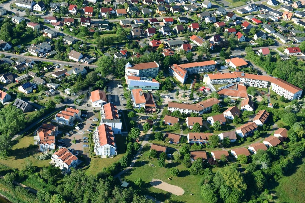 Rerik from the bird's eye view: Hospital grounds of the rehabilitation center in Rerik in the state Mecklenburg - Western Pomerania, Germany