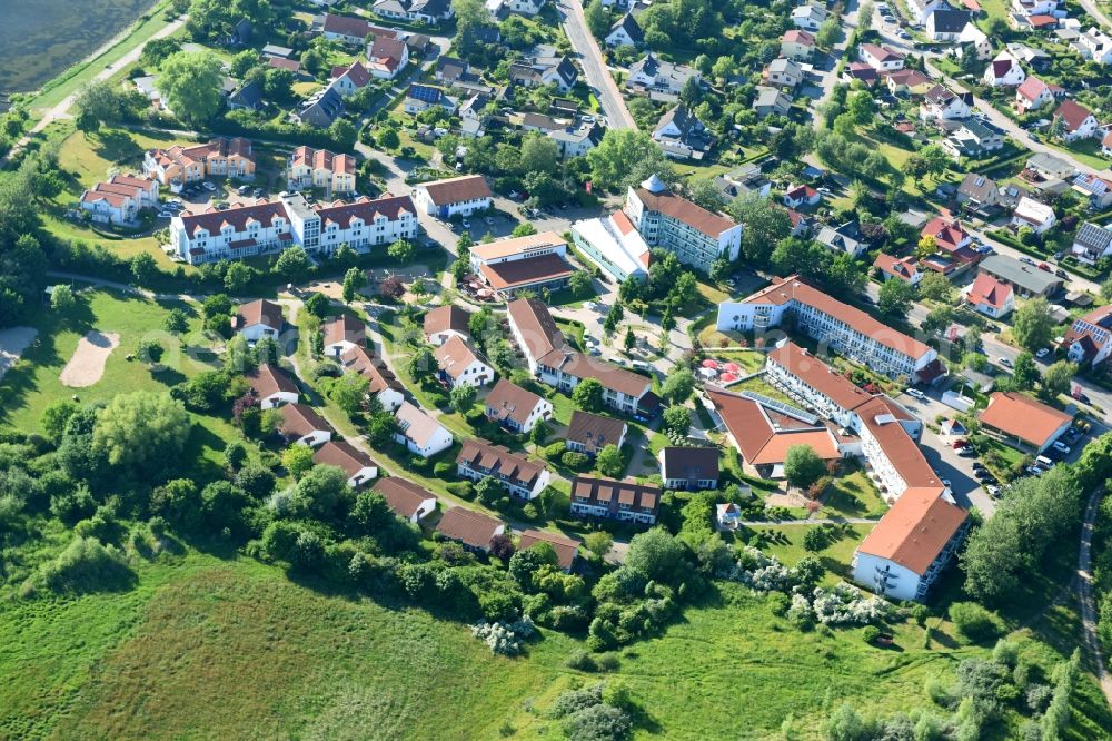 Rerik from above - Hospital grounds of the rehabilitation center in Rerik in the state Mecklenburg - Western Pomerania, Germany