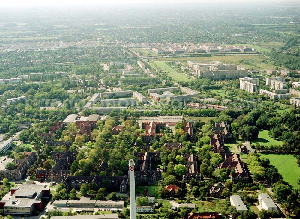 Berlin-Buch from above - Klinikum Berlin-Buch.